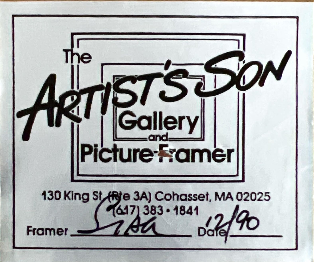 Print, Advertisement, Architecture, Buildings, Bufford & Co., Frame view