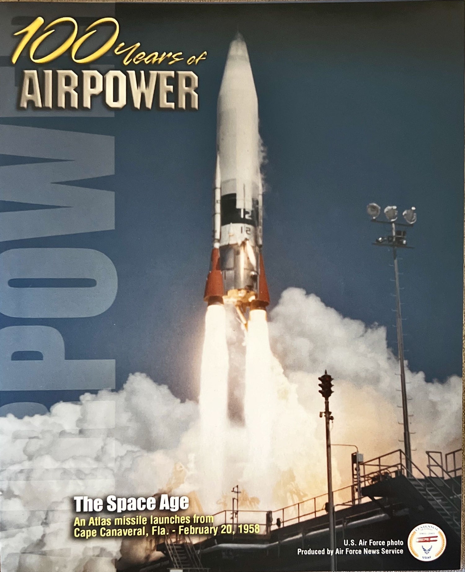 Print, Space, Aviation, Transport, U.S. Air Force, Front view