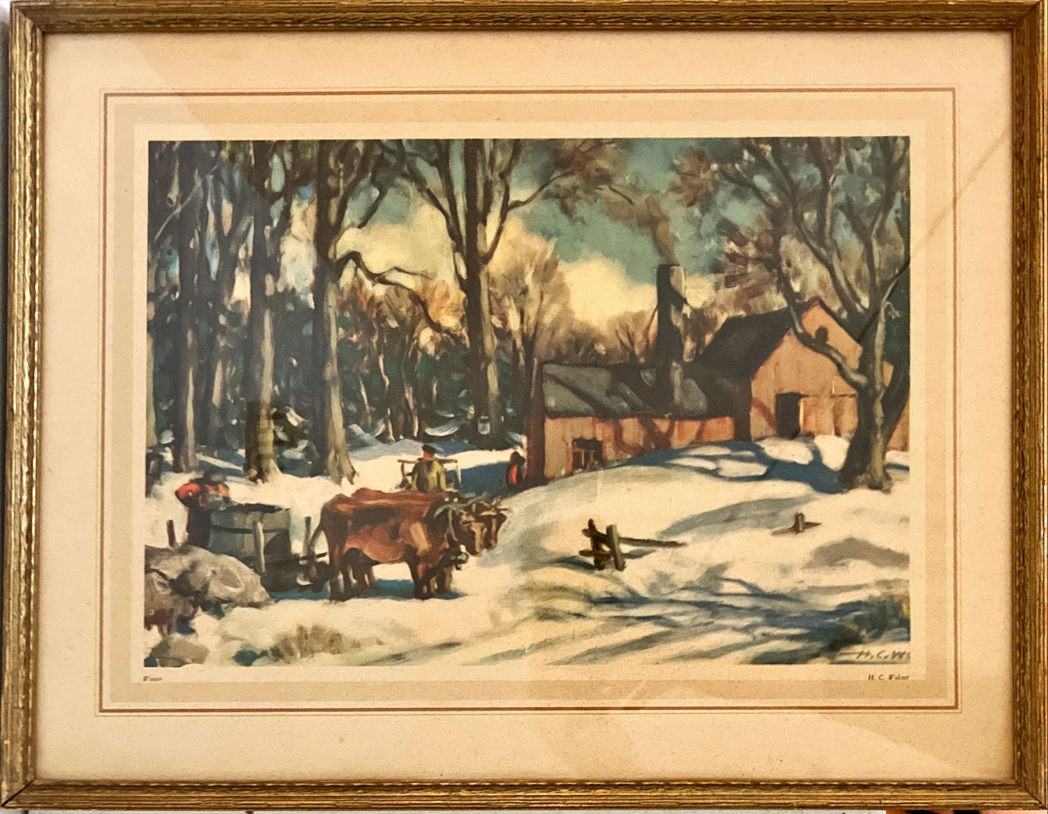 Print, Genre Scene, H.C. Wolcott, Front view