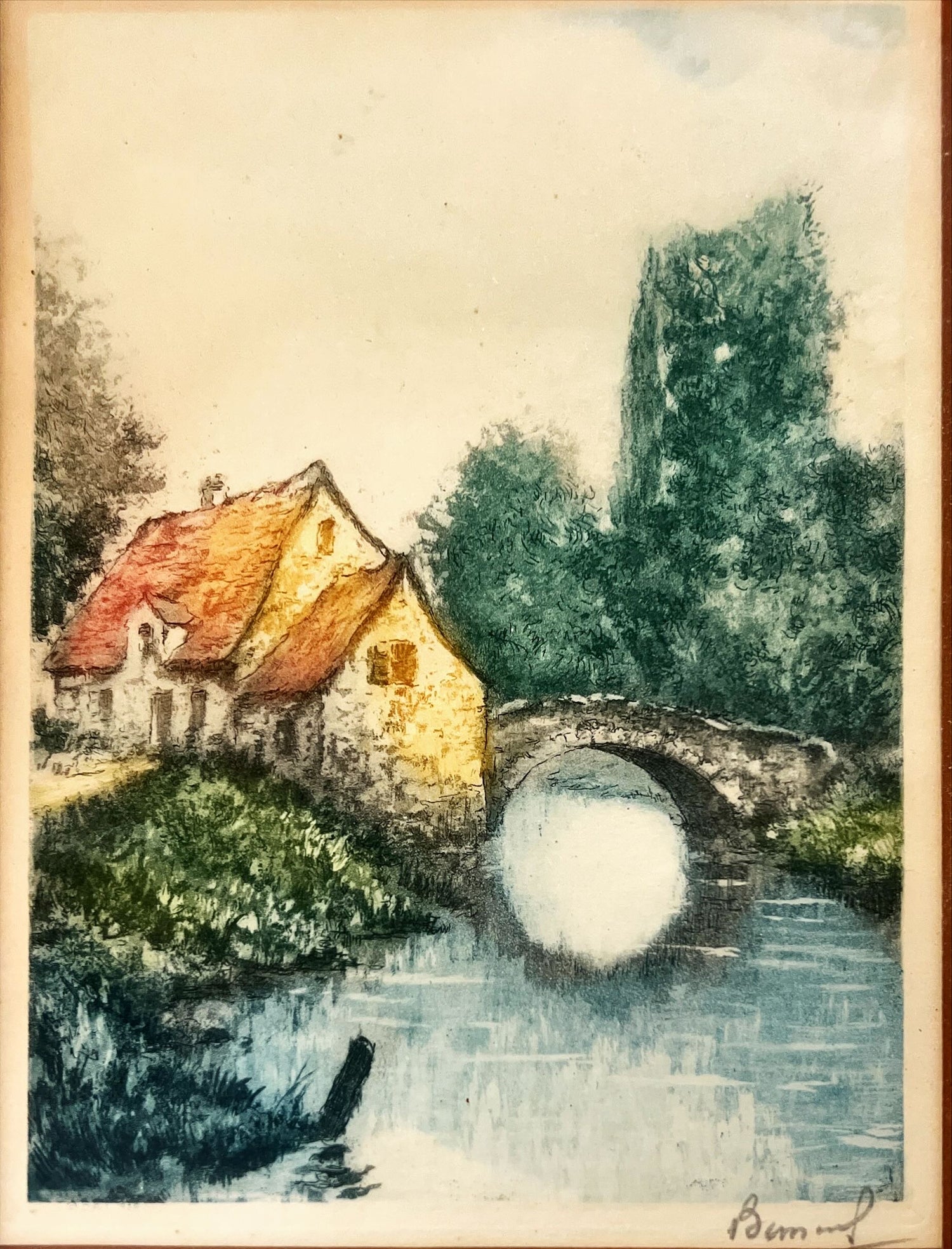 Print, Landscape, Unknown Artist, Art view