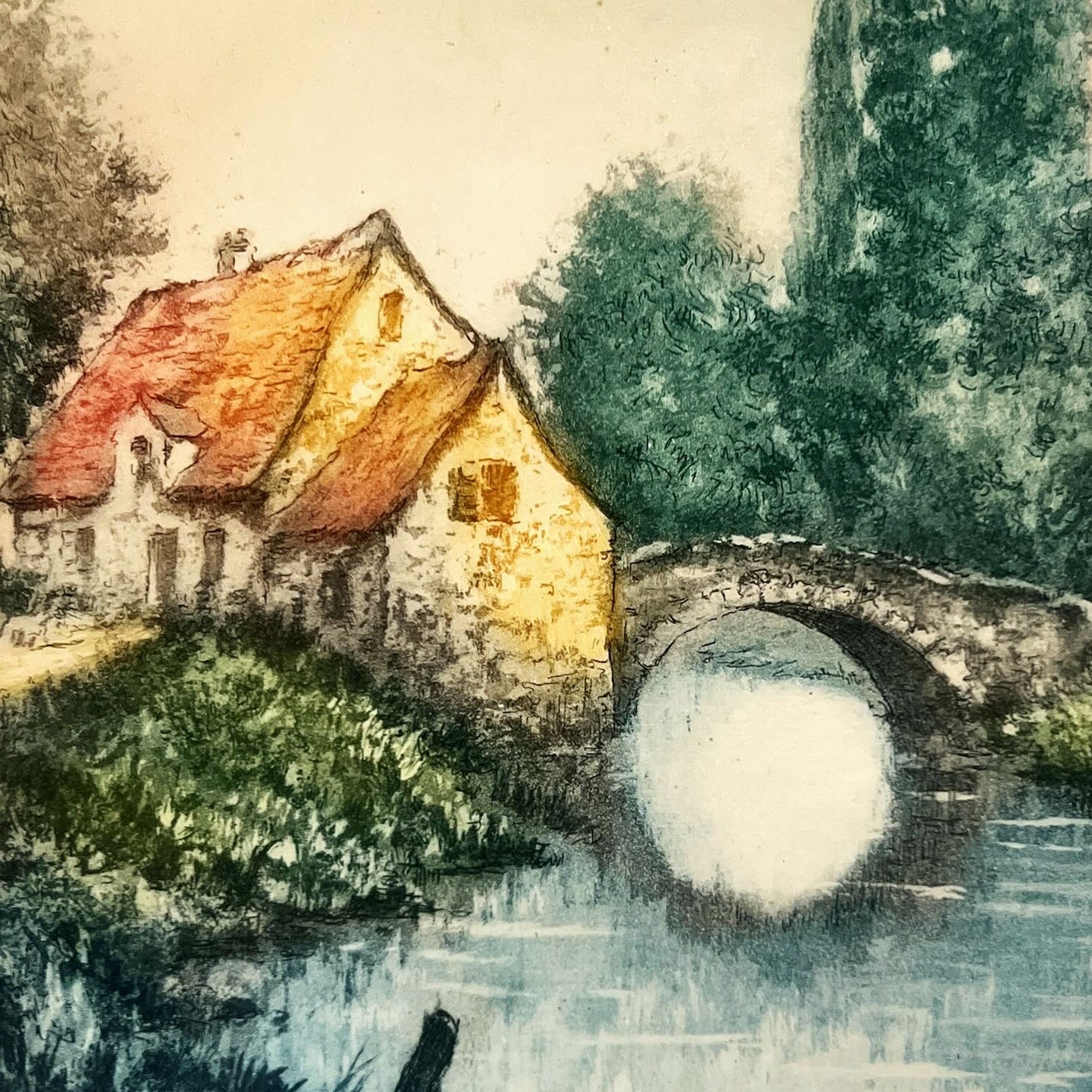 print, Landscape Unknown Artist, Cover view