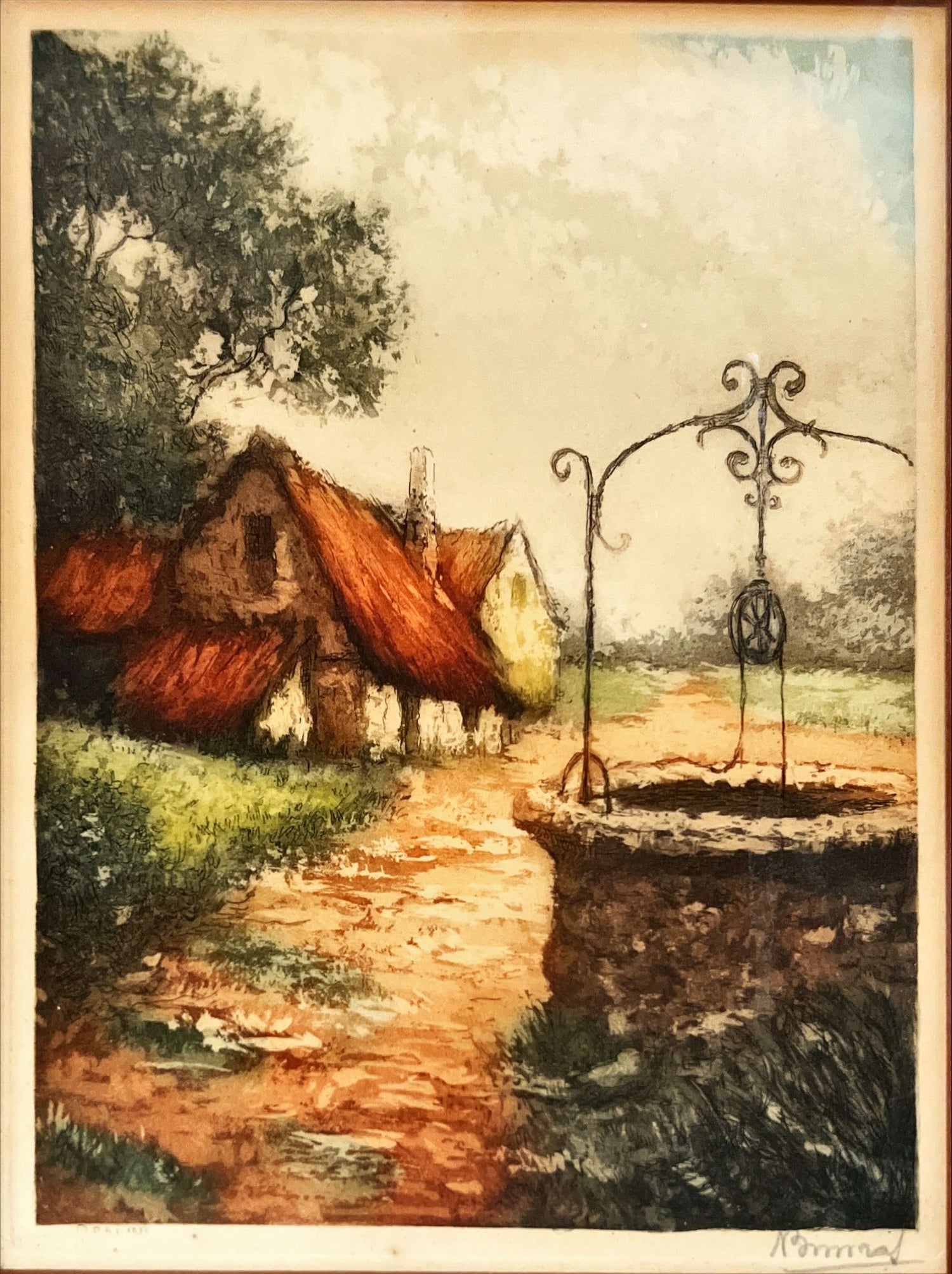 Print, Landscape, Unknown Artist, Art view