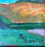 Oil painting, Floral Ron Jessullat, Signature view