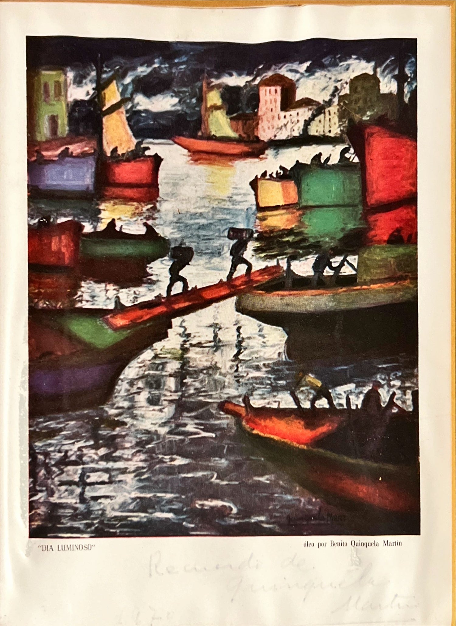 Print, Nautical, Benito Quinquela Martin, Art view