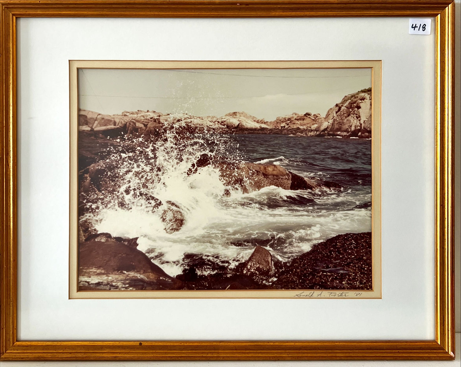 Photo, Nautical, Seascape Ronald A. Porter, Front view