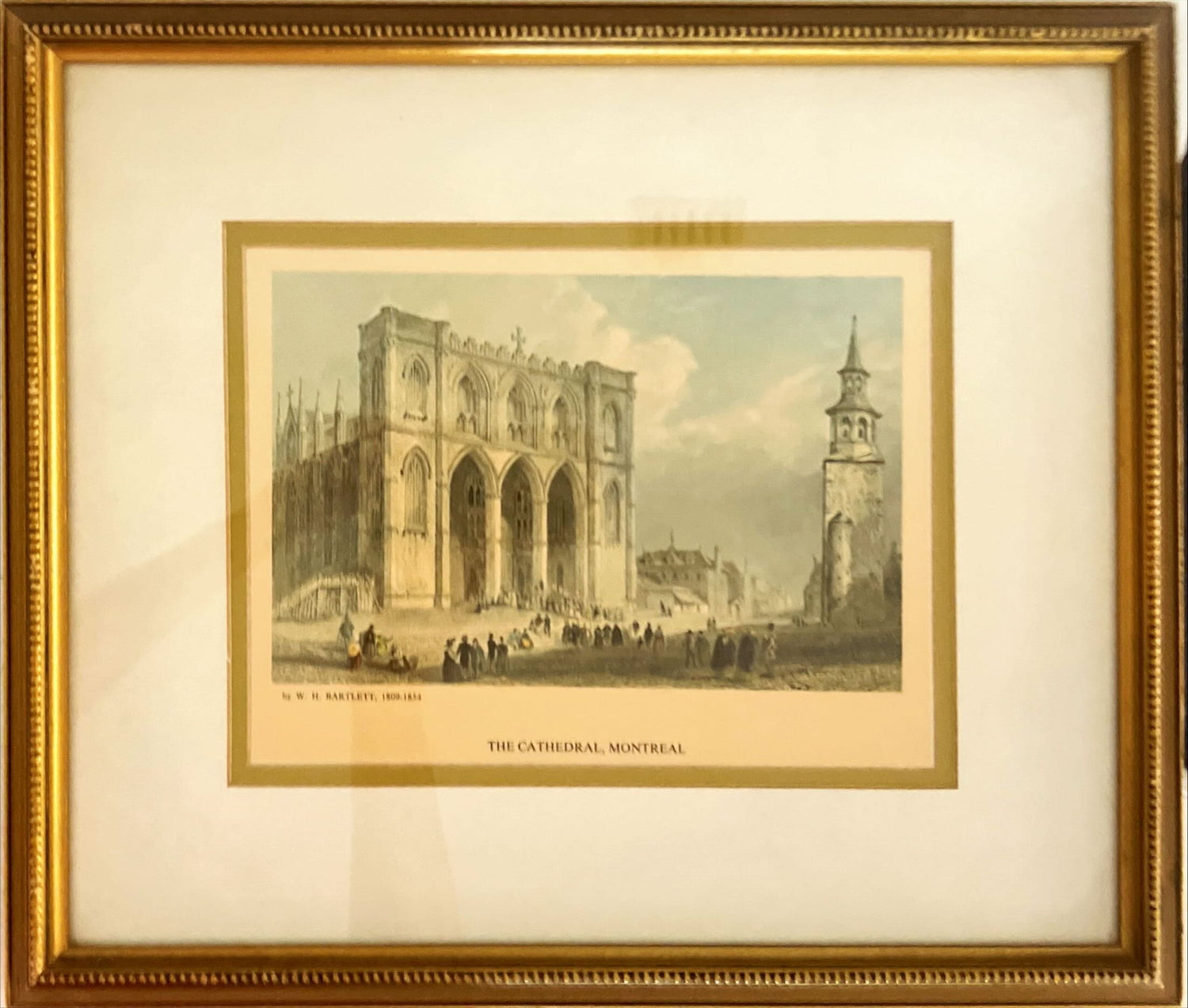 Print, Architecture, Buildings, W.H. Bartlett, Front view