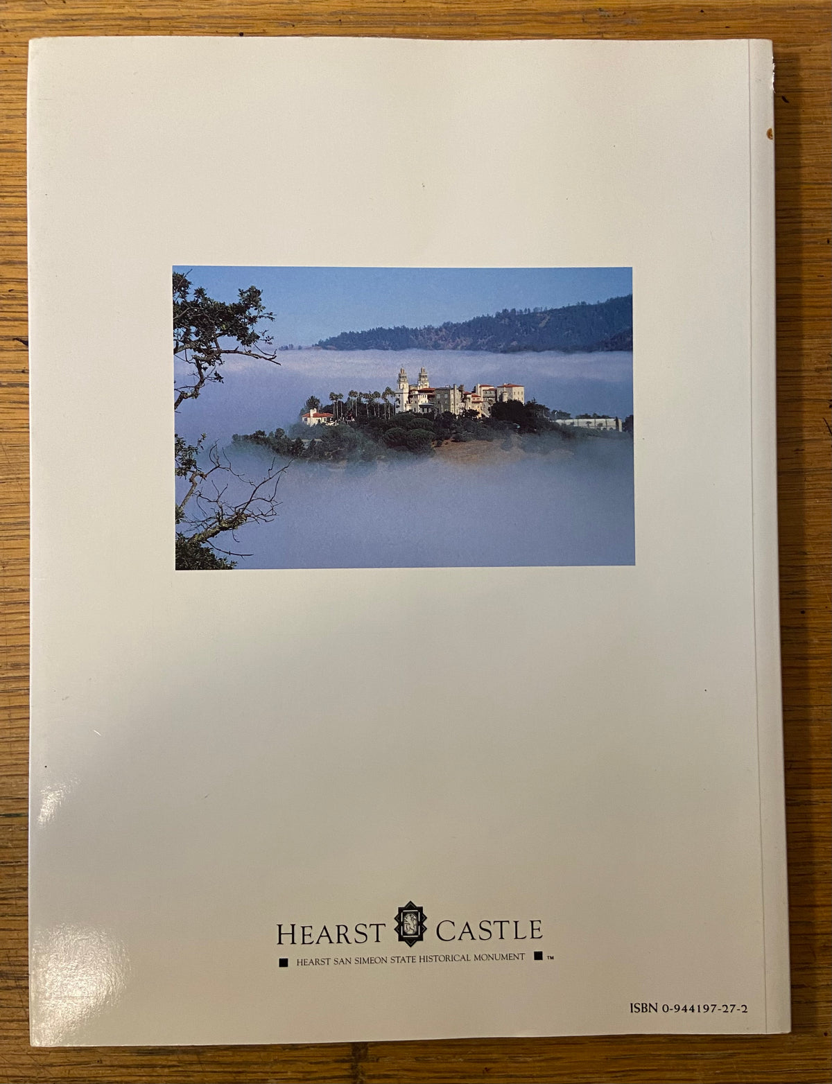 Book, History, Nancy E. Loe, Hearst Castle: An Interpretive History of W.R. Hearst’s San Simeon Estate, Back view