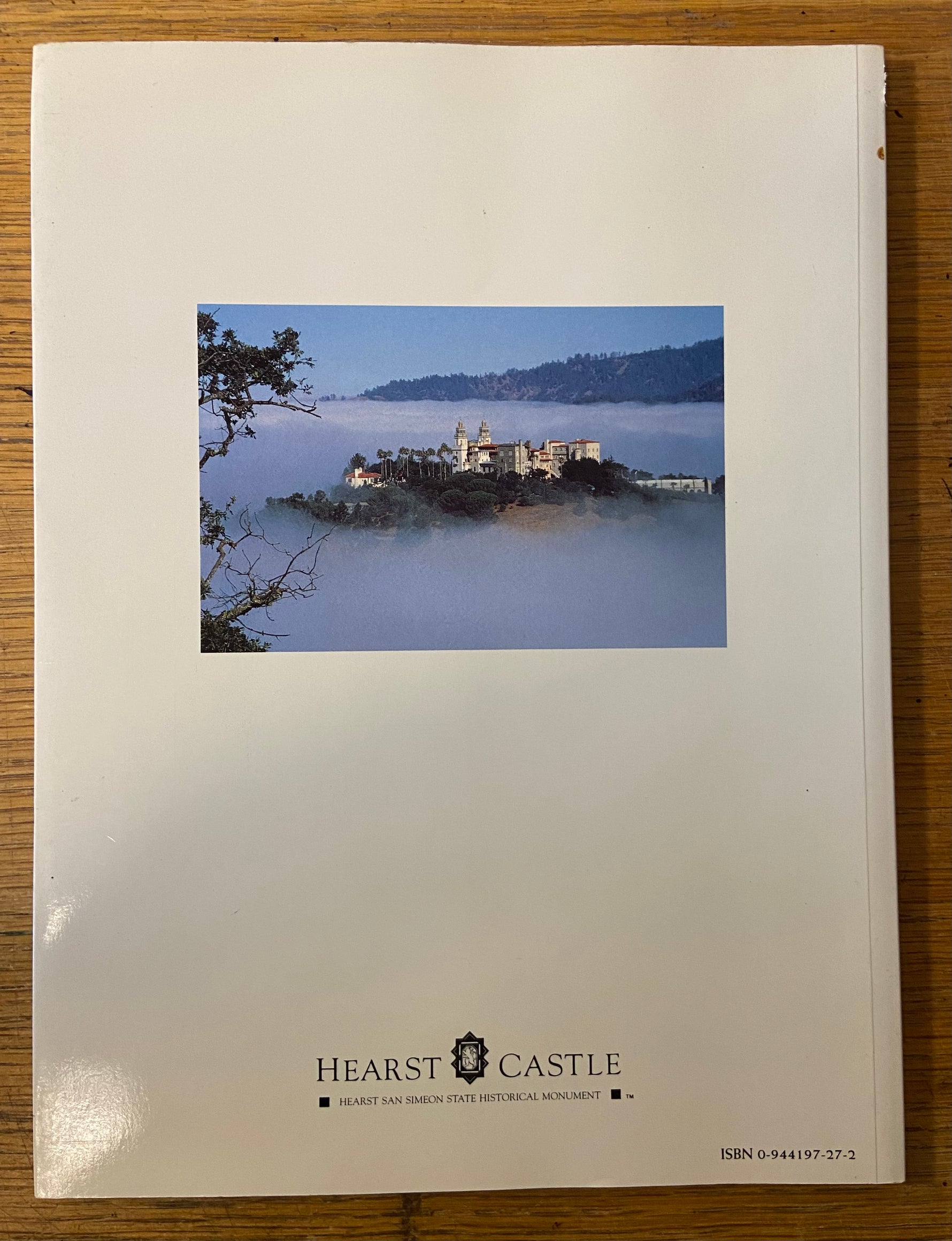Book, History, Nancy E. Loe, Hearst Castle: An Interpretive History of W.R. Hearst’s San Simeon Estate, Back view