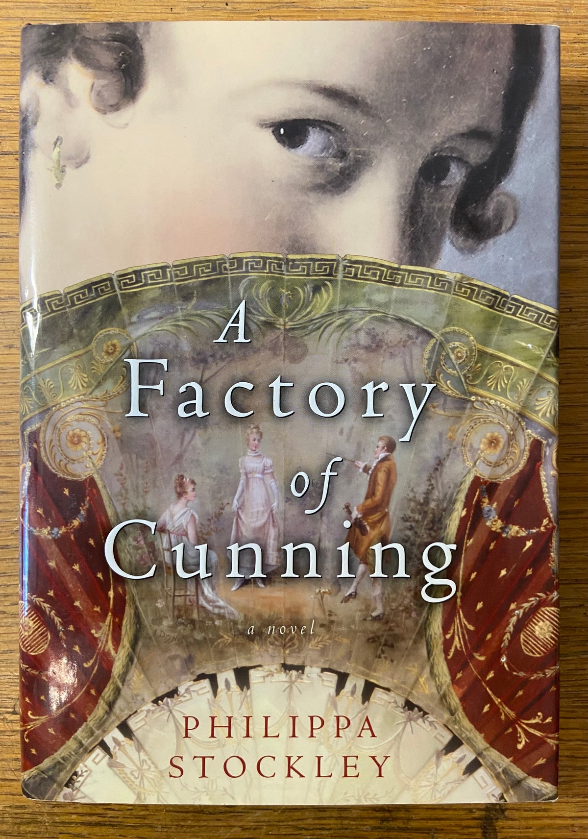 Book, Fiction, Phillippa Stockley, A Factory of Cunning, Front view
