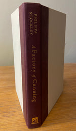 Book, Fiction, Phillippa Stockley, A Factory of Cunning, Spine view
