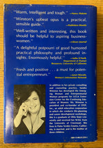 Book, Self Help, Sandra Winston, The Entrepreneurial Woman, Back view