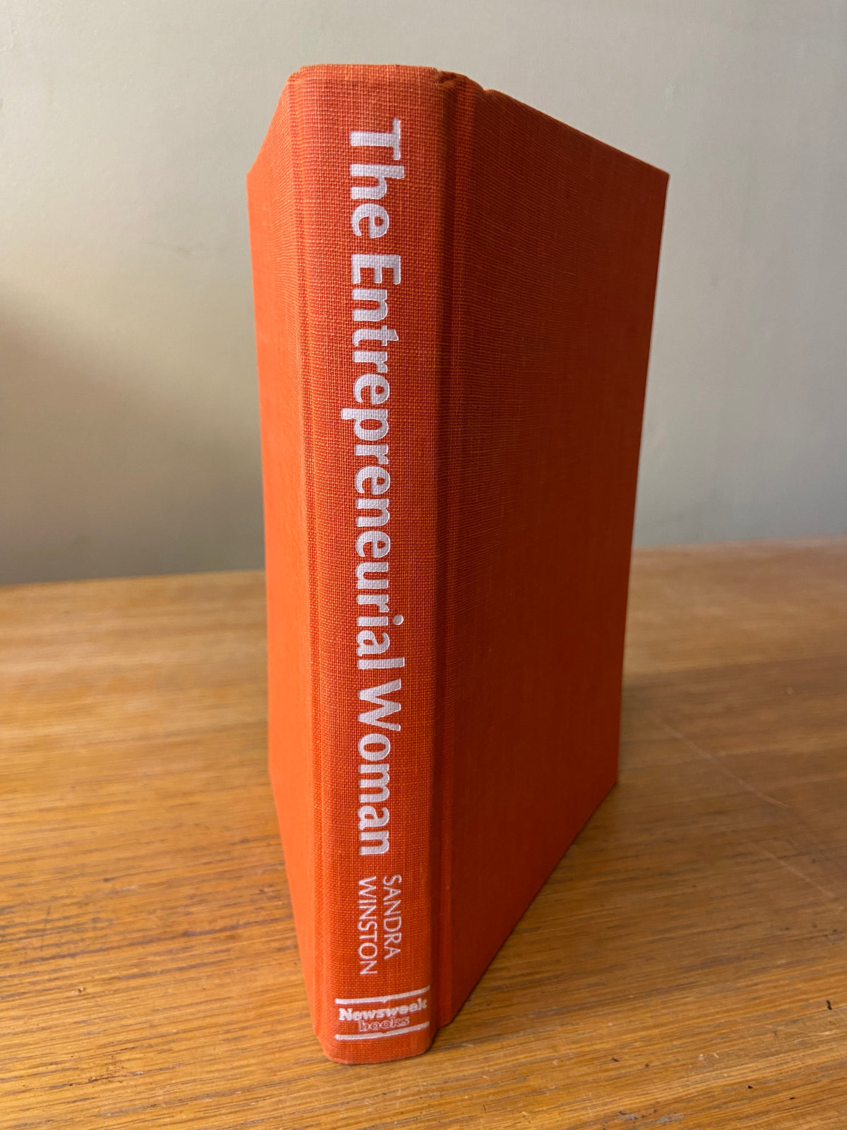 Book, Self Help, Sandra Winston, The Entrepreneurial Woman, Spine view