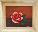 Oil painting, Floral V. Crosman, Front view