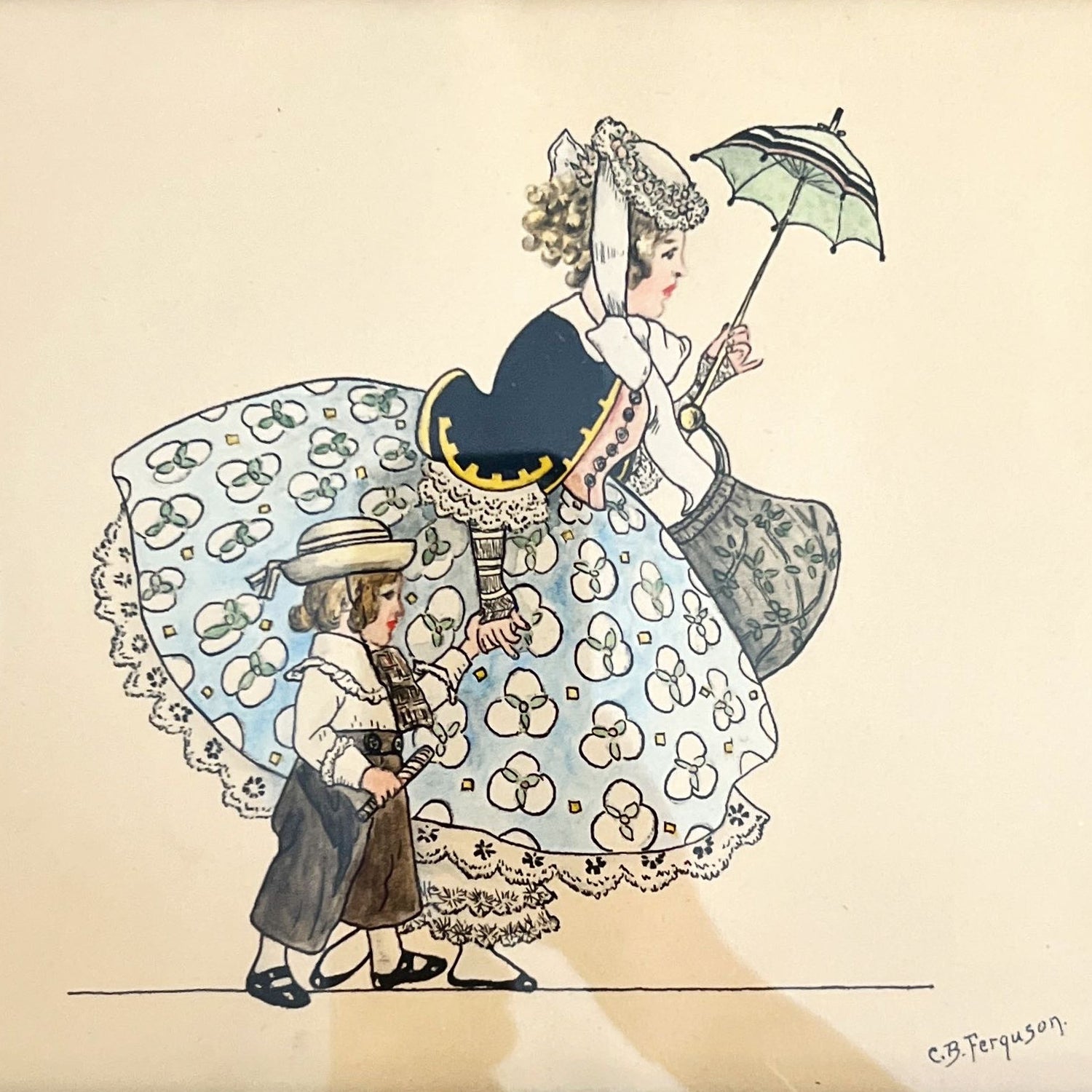 print, Figures C.B. Ferguson, Cover view