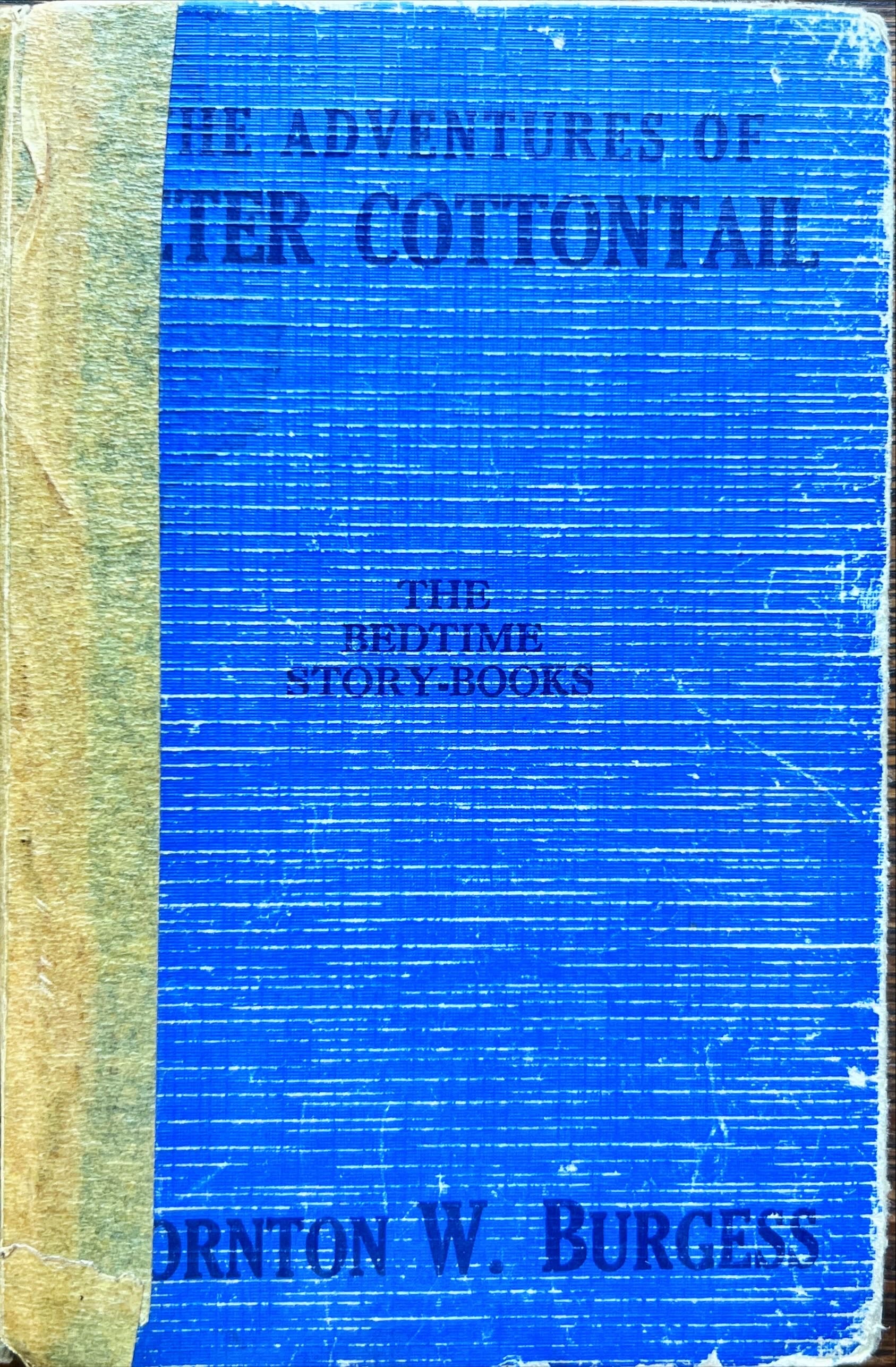 Book, Children, Thornton W. Burgess, The Adventures of Peter Cottontail, Front view