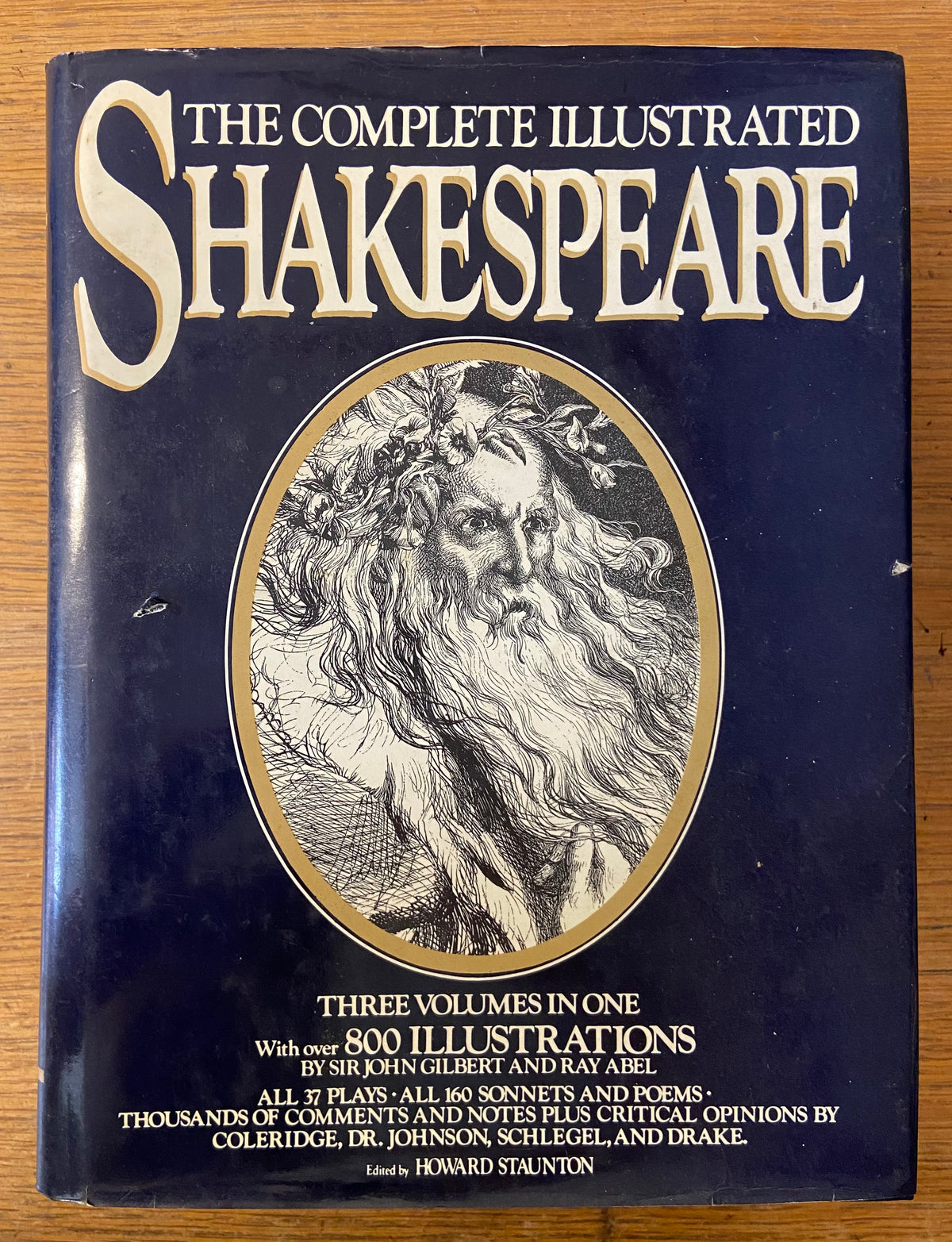 Book, Fiction, Ed. Howard Staunton, The Complete Illustrated Shakespeare, Front view