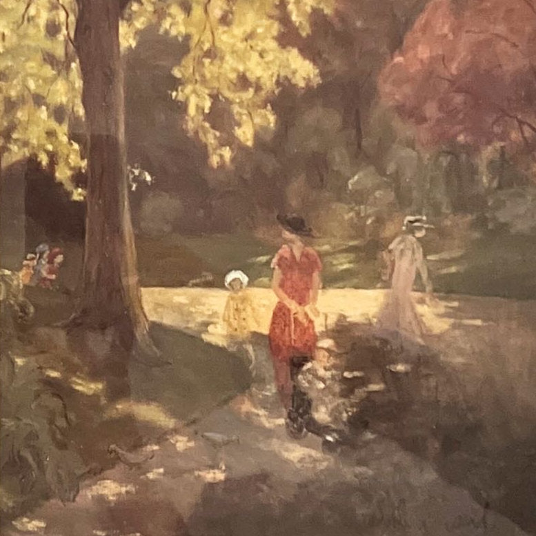 print, Genre Scene Unknown Artist, Cover view