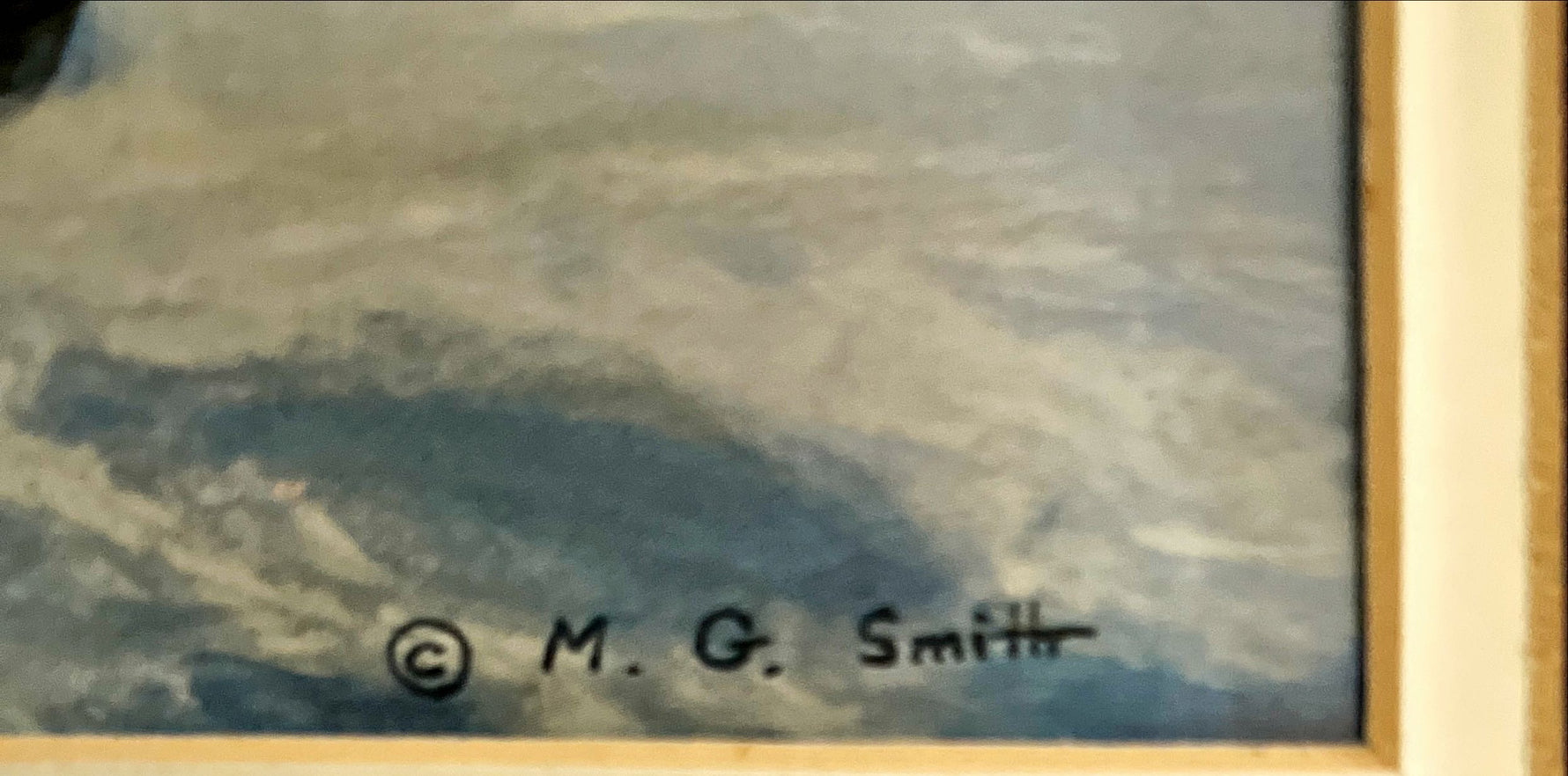 Print, Genre Scene, M.G. Smith, Signature view