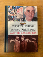 Book, USA, History, Robert G. Athearn, American Heritage New Illustrated History of the United States of America, Vol. 14, The Roosevelt Era, Front view