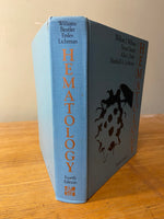 Book, Health, Education, William J. Williams et al., Hematology, Fourth Edition, Spine view