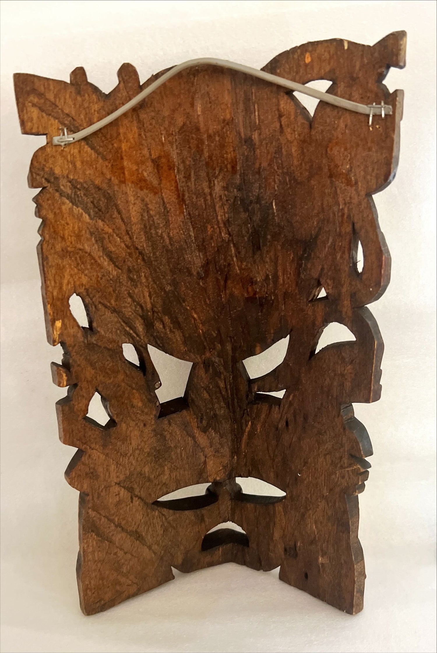 Craft work, Carving, Material: Wood, Unknown Artist, Back view