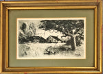 Print, Landscape, Farm, Julian Rix, Front view