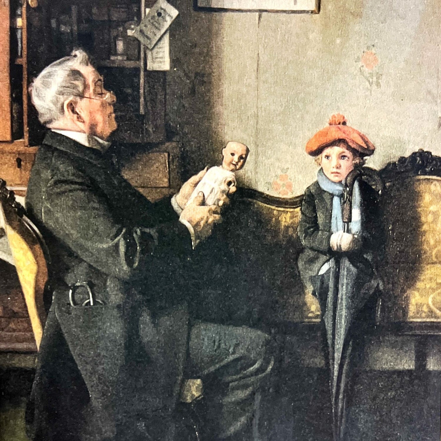 print, Genre Scene Norman Rockwell, Cover view