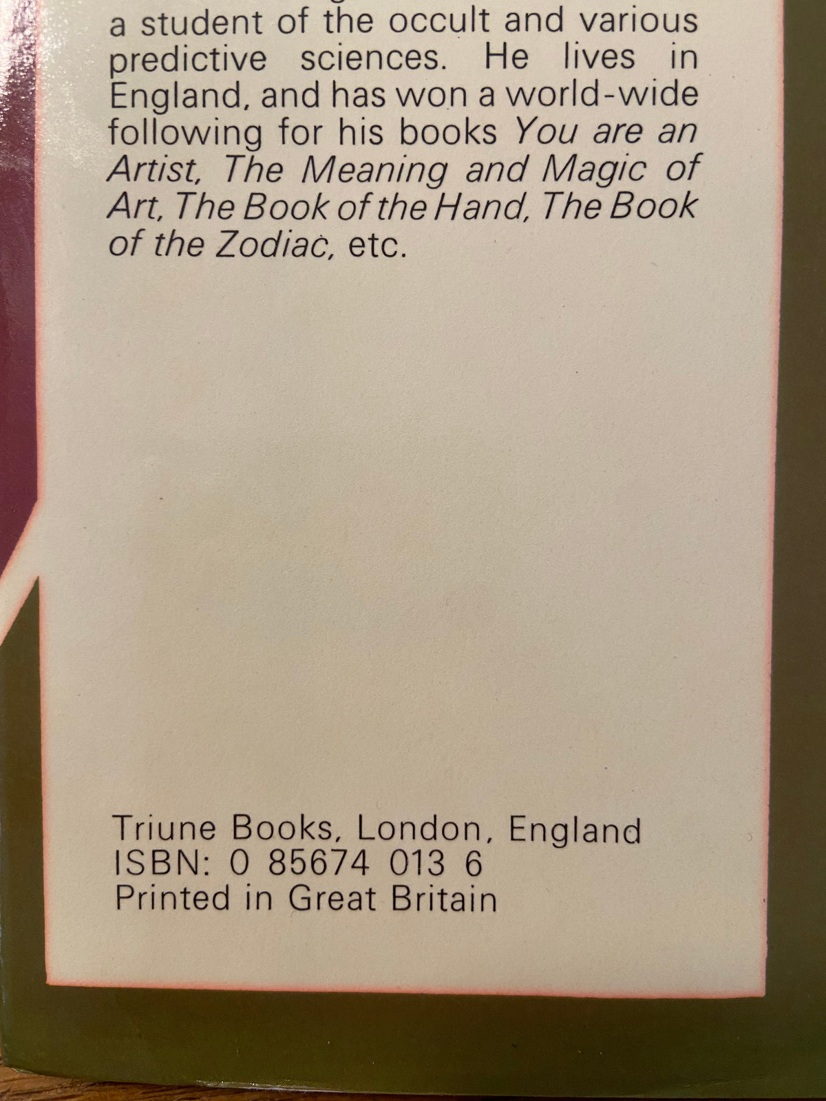 Book, Astrology, Other, Fred Greetings, The Hand and the Horoscope, Inside view