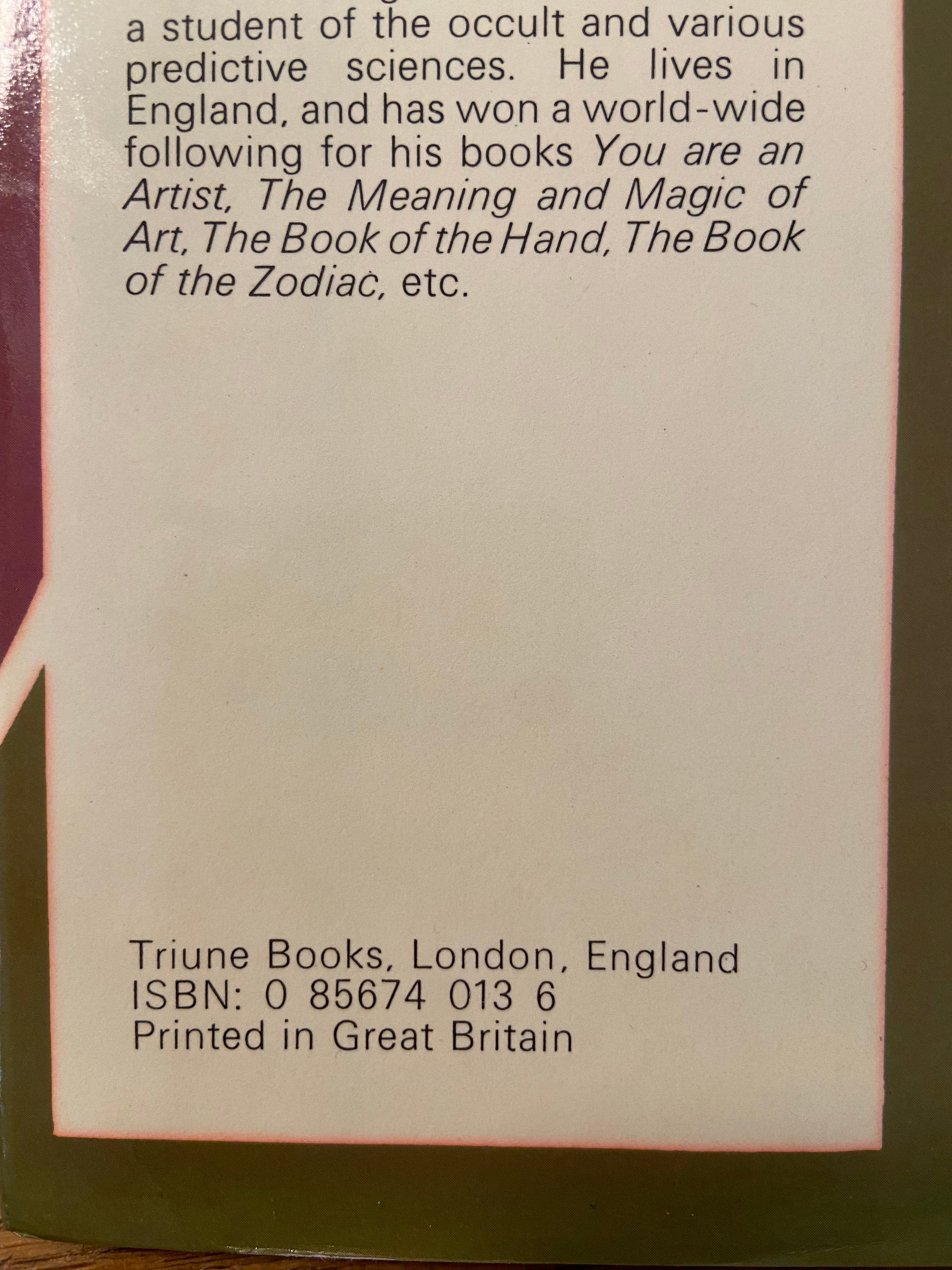 Book, Astrology, Other, Fred Greetings, The Hand and the Horoscope, Inside view