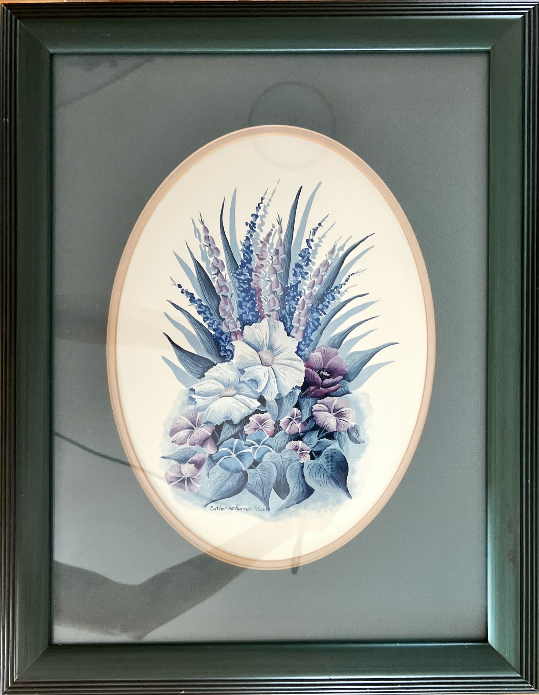 Print, Floral, Catherine Karnes Munn, Front view