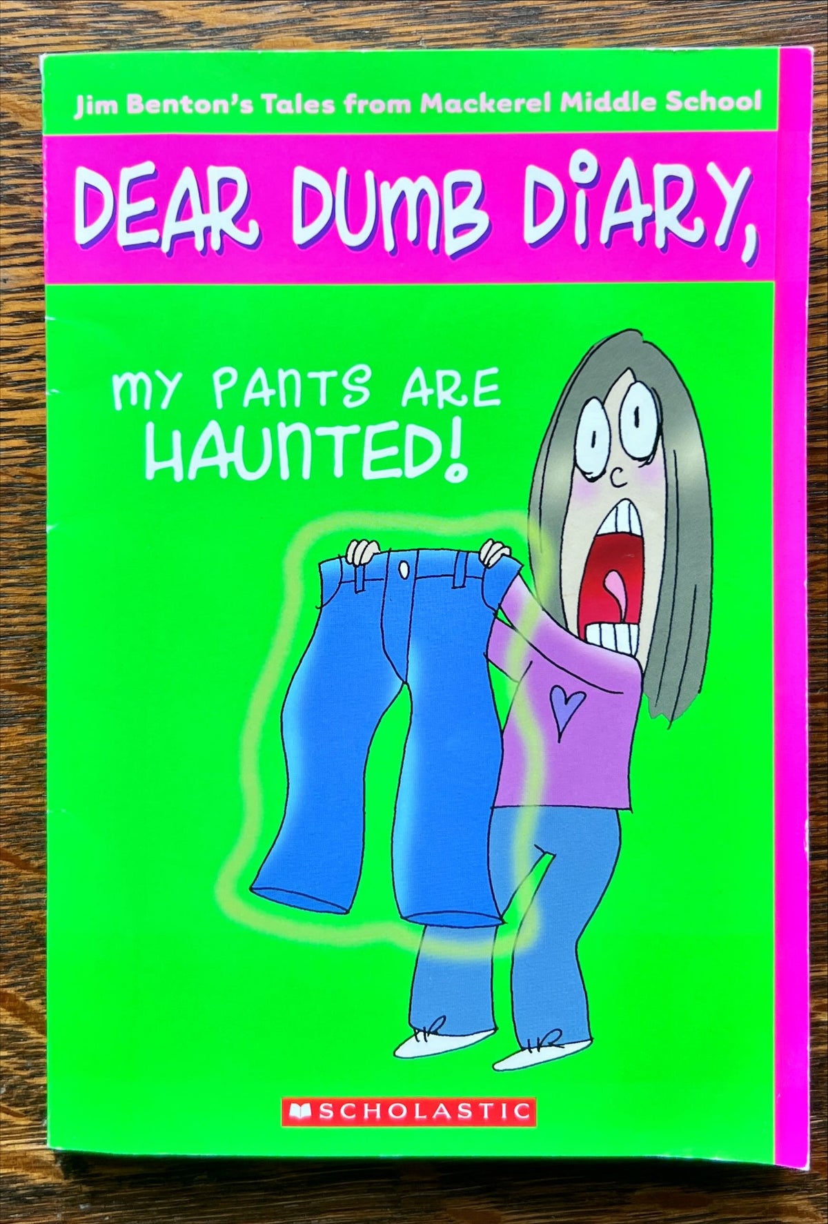 Book, Children, Jamie Kelly, Dear Dumb Diary, My Pants are haunted (No. 2), Front view