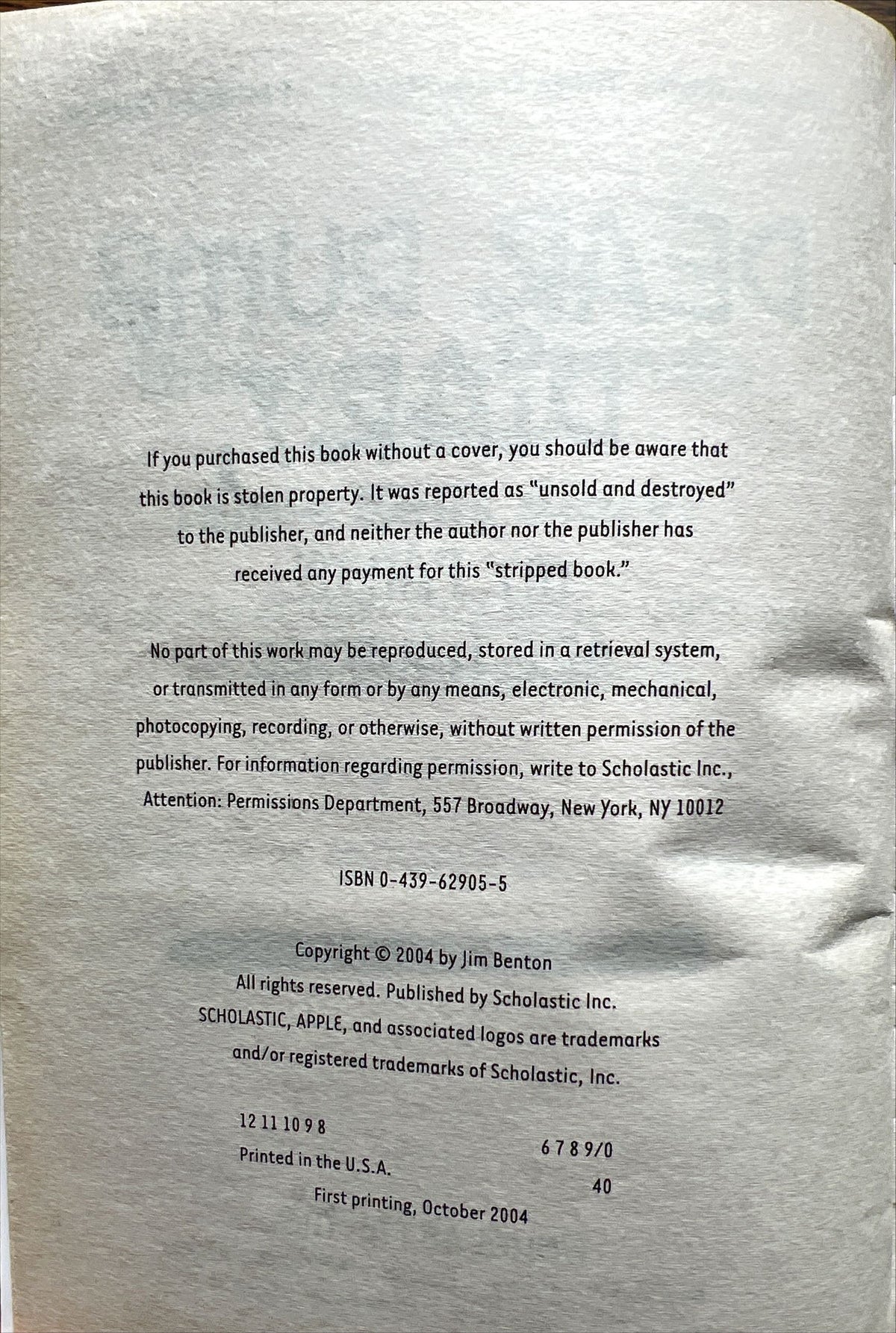 Book, Children, Jamie Kelly, Dear Dumb Diary, My Pants are haunted (No. 2), Inside view