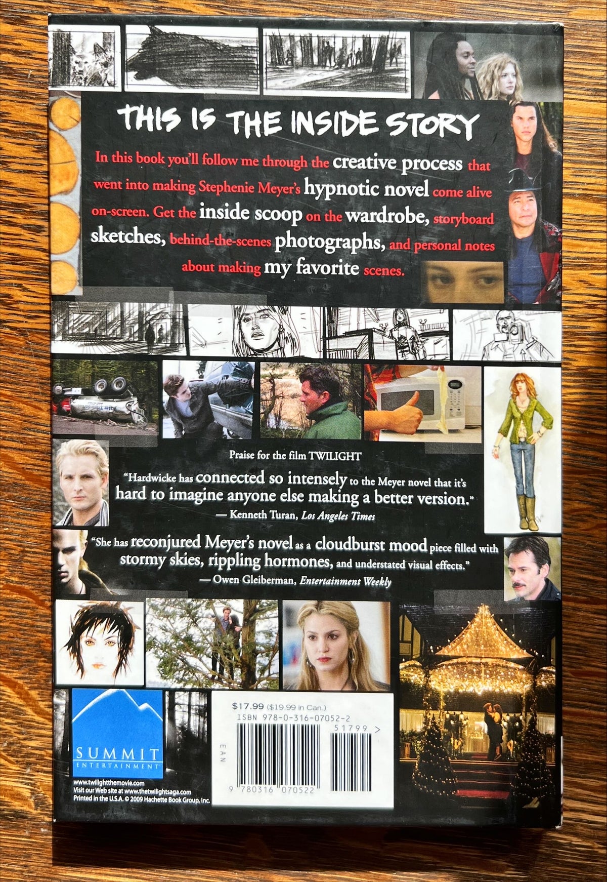 Book, Film, TV, Catherine Hardwicke, Twilight: Director’s Notebook: The Story of How We Made the Movie, Back view