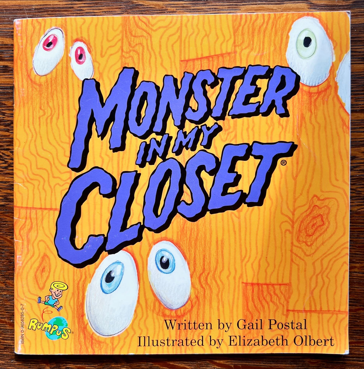 Book, Children, Gail Postal, Monster in My Closet, Front view