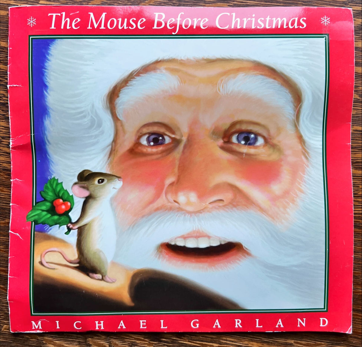 Book, Children, Michael Garland, The Mouse Before Christmas, Front view