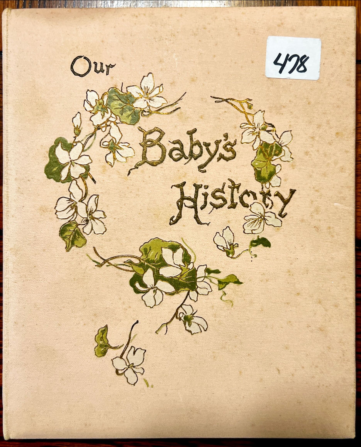 Book, History, E.P. Dutton & Co., Our Baby’s History, Front view