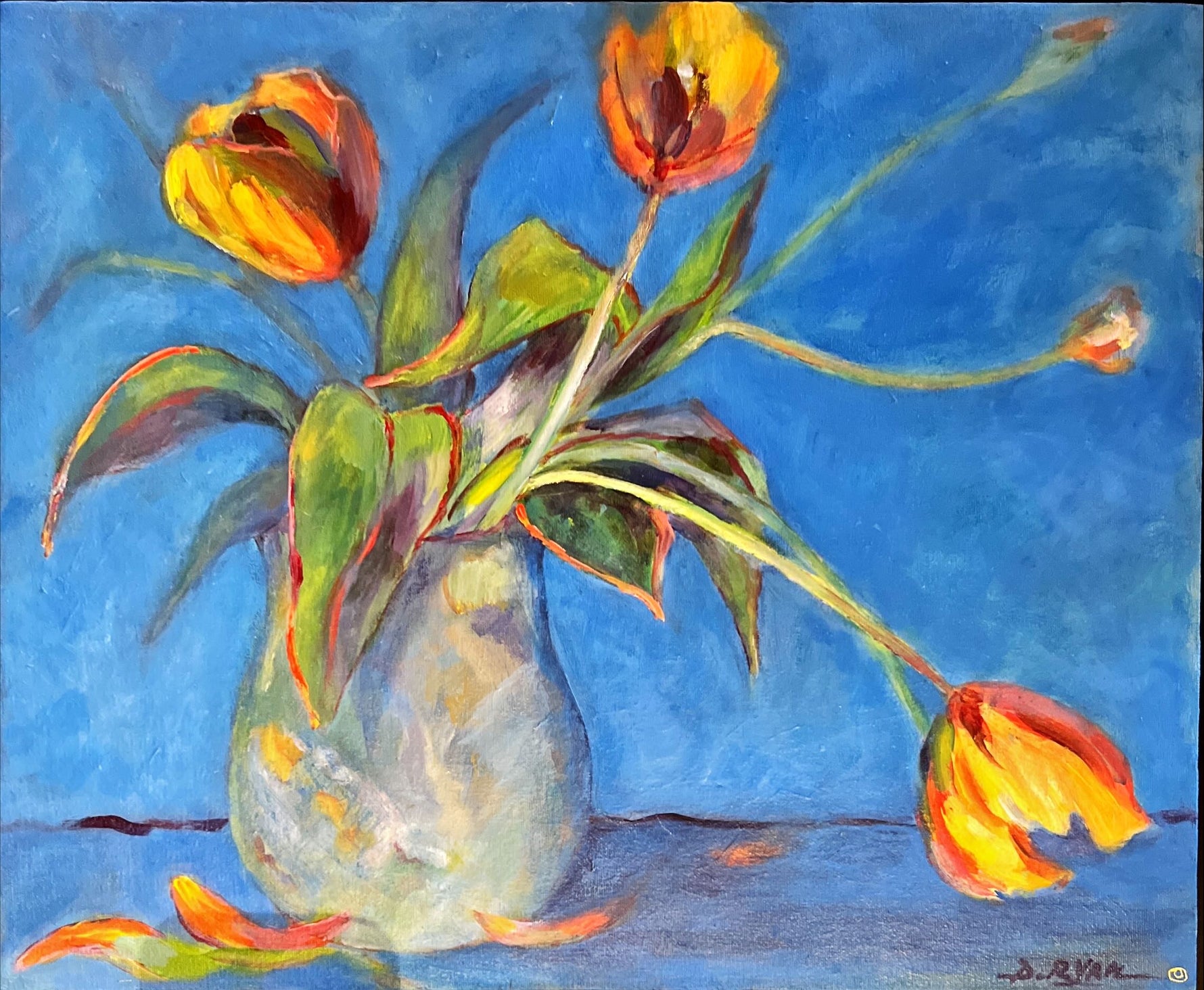 Acrylic painting, Still Life Dianne Ryan, Art view