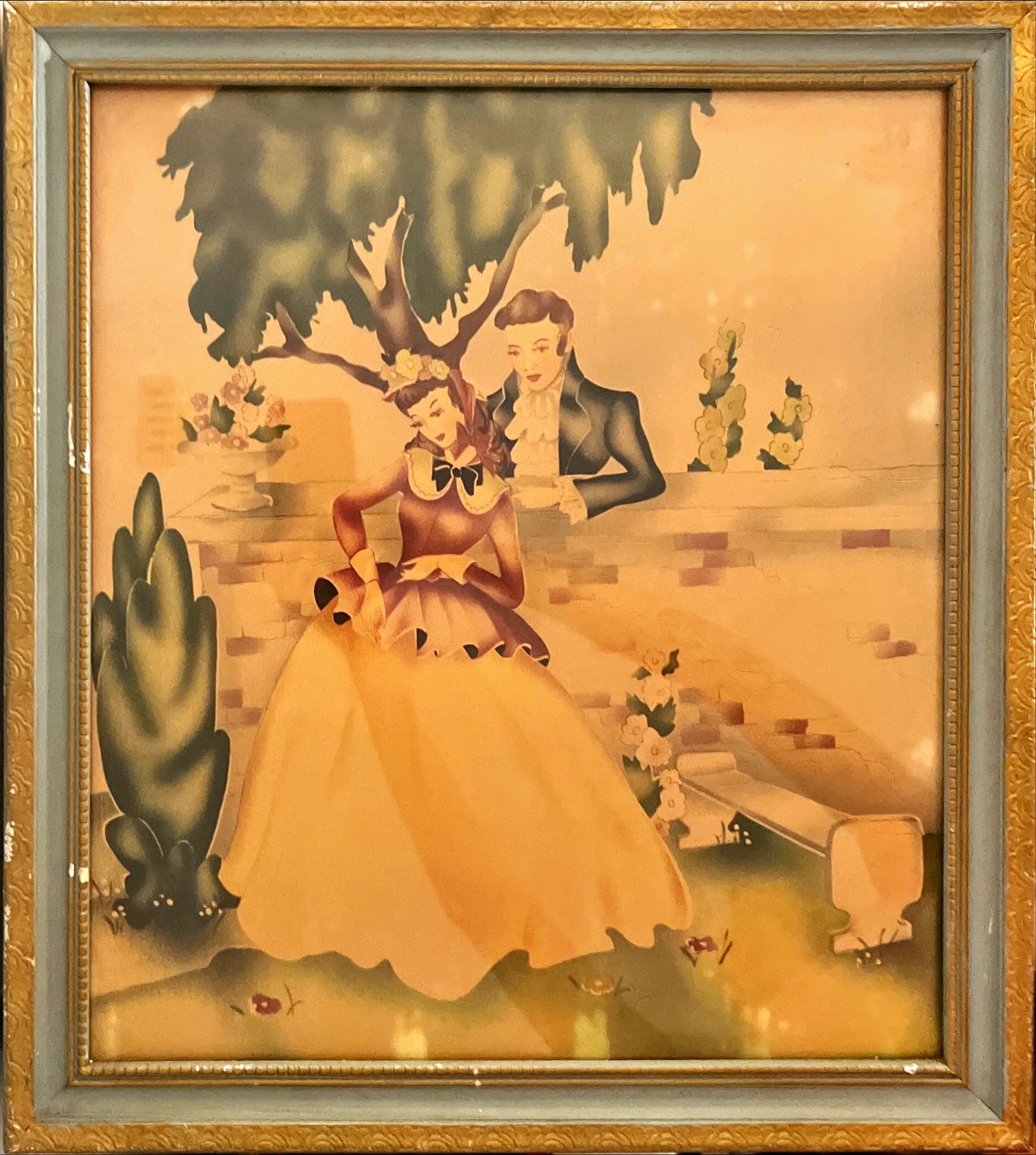 Print, Figures, Unknown Artist, Front view