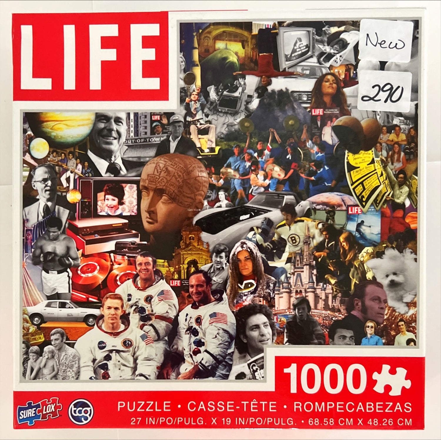 Game, Puzzle, Board game, Life 1000 Piece Puzzle 27 in x 19 in, Life, Front view