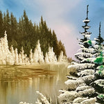 Oil painting, Winterscape Buthe, Cover view
