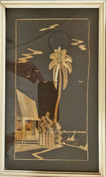 Craft work, Application, Material: Straw, Unknown Artist, Front view