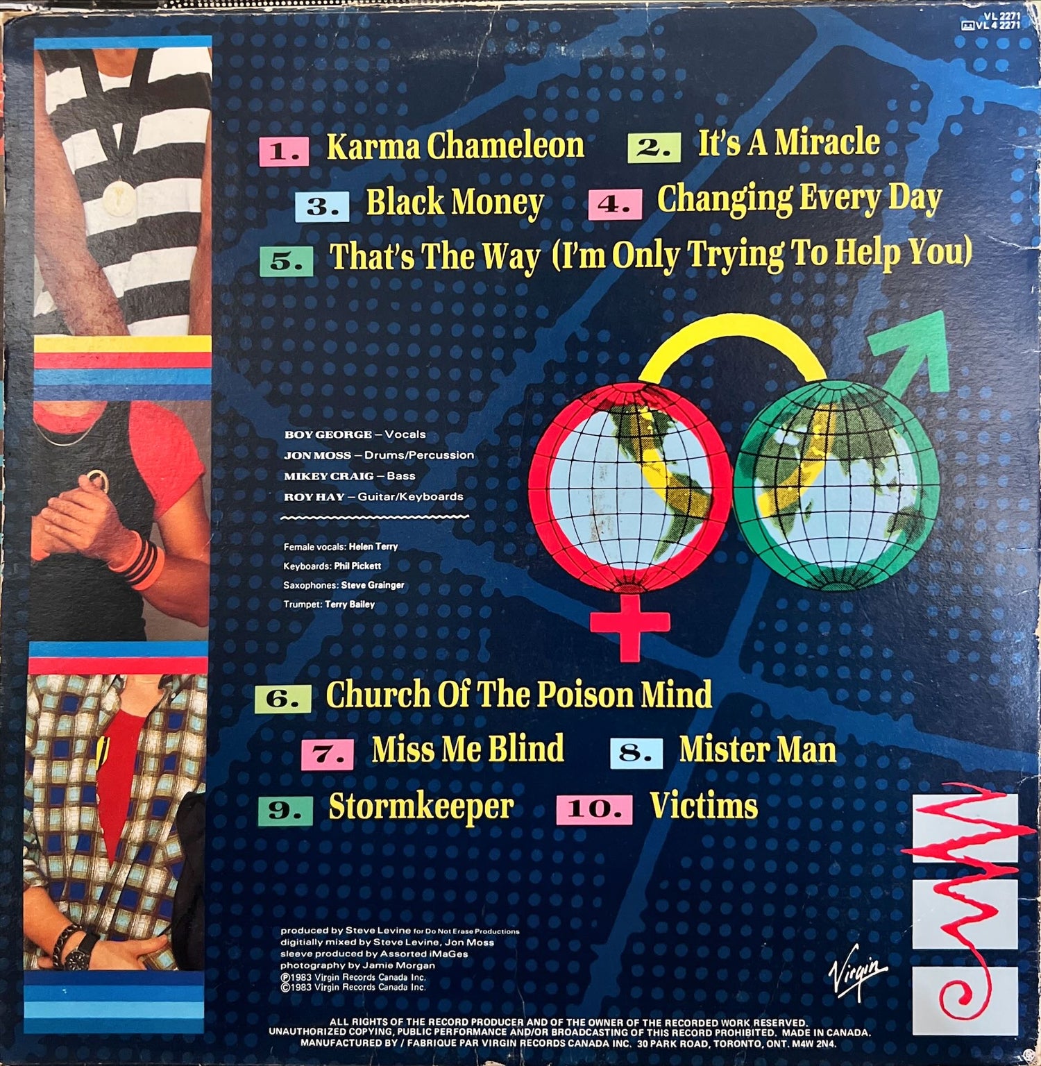 Vinyl record, Pop Culture Club, Back view
