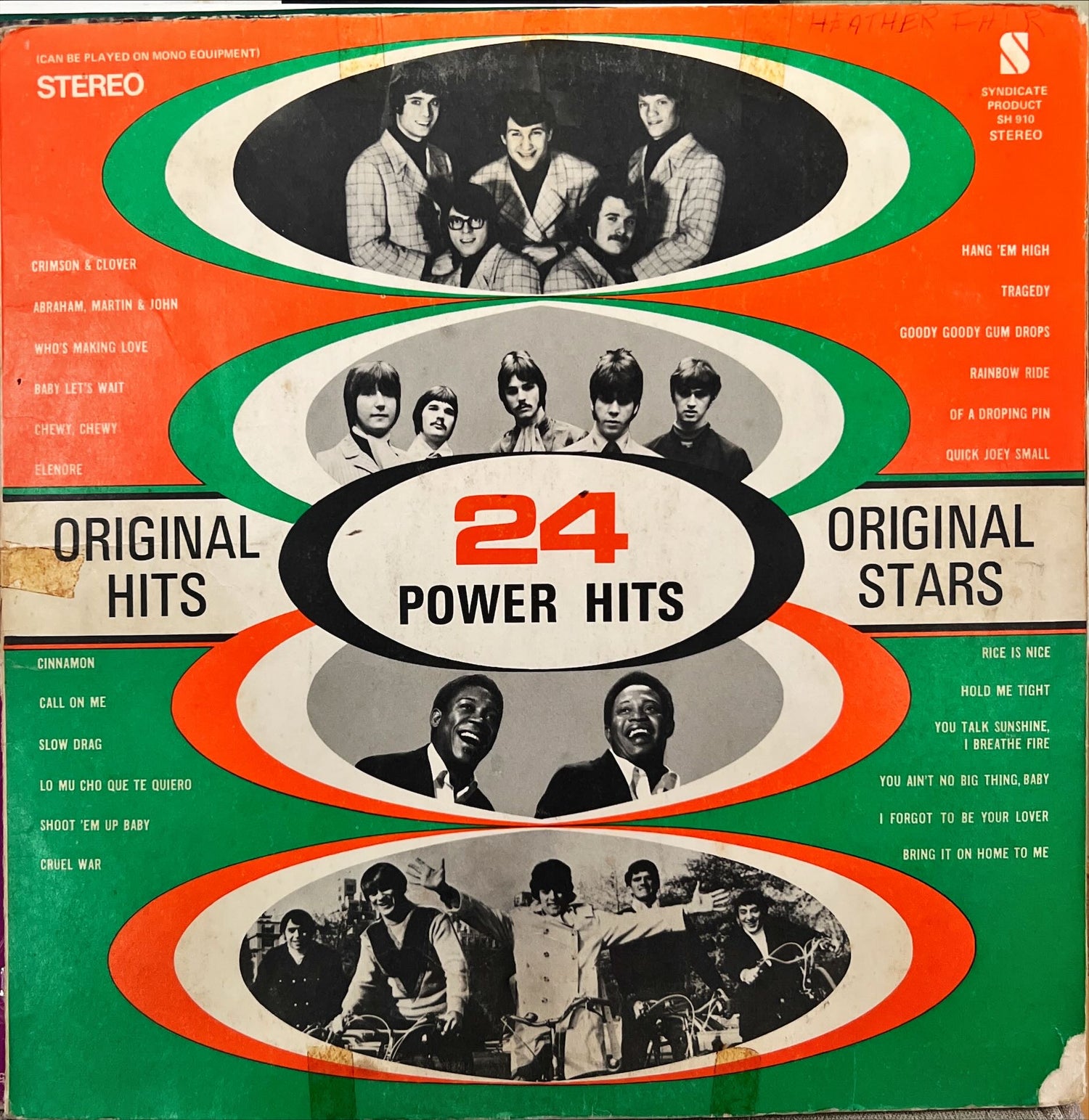 Vinyl record, Pop Various Artists, Front view