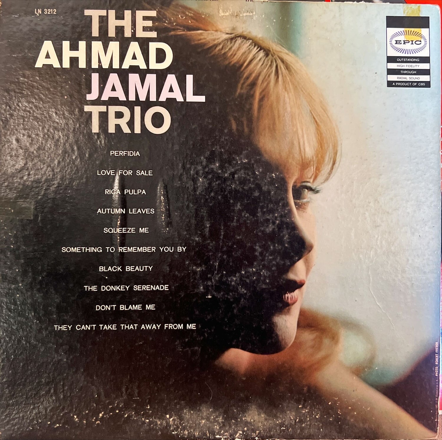 Vinyl record, Jazz The Ahmed Jamal Trio, Front view