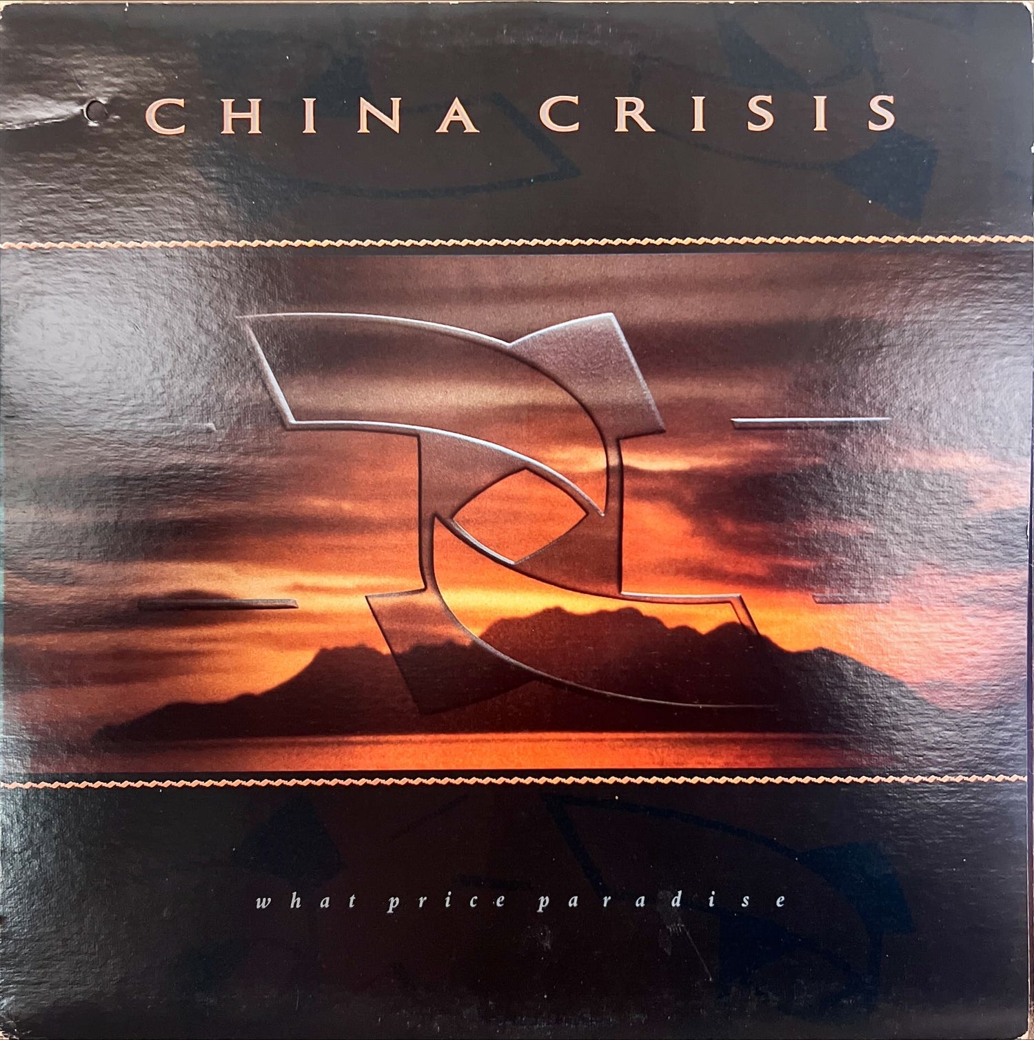 Vinyl record, Pop China Crisis, Front view