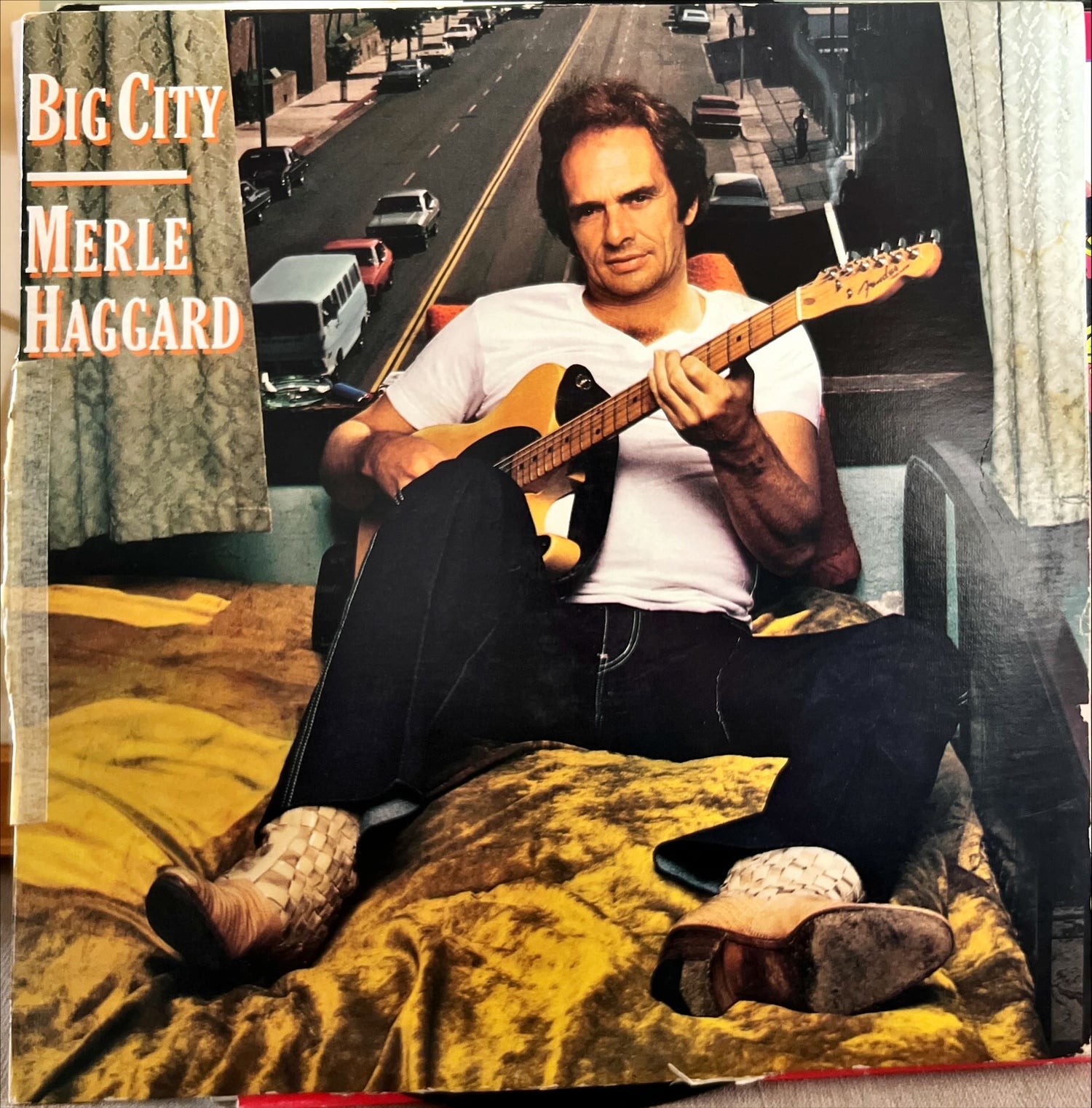 Vinyl record, Country Merle Haggard, Front view