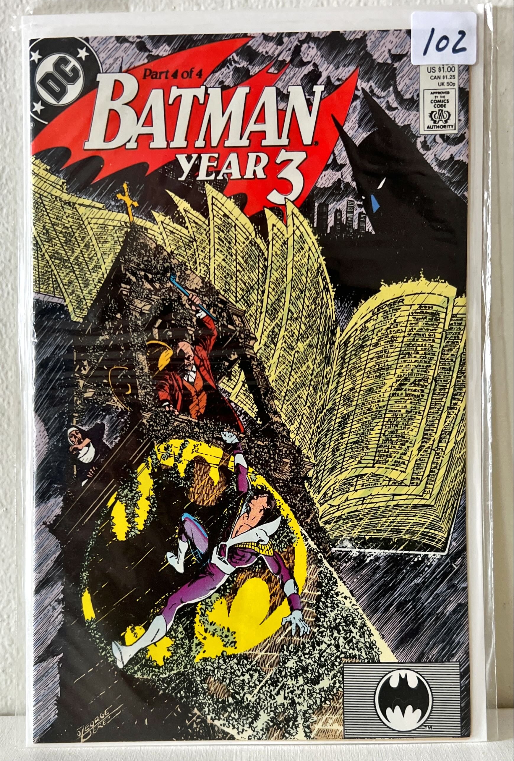 Comic, Collectibles, Adrienne Roy, George Perez, Pat Boderick, John Costanza, Batman: Year 3 Is. 439, Front view