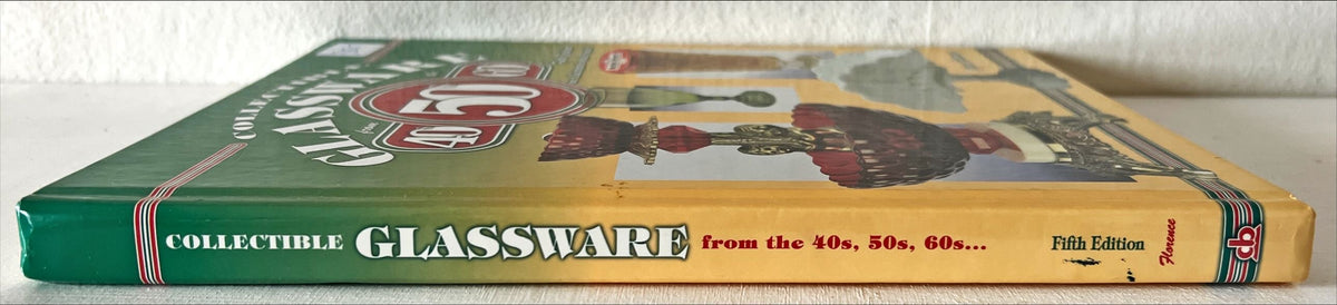 Book, Collectibles, Gene Florence, Collectable Glassware From the 40s, 50s, 60s, 5th Ed., Spine view