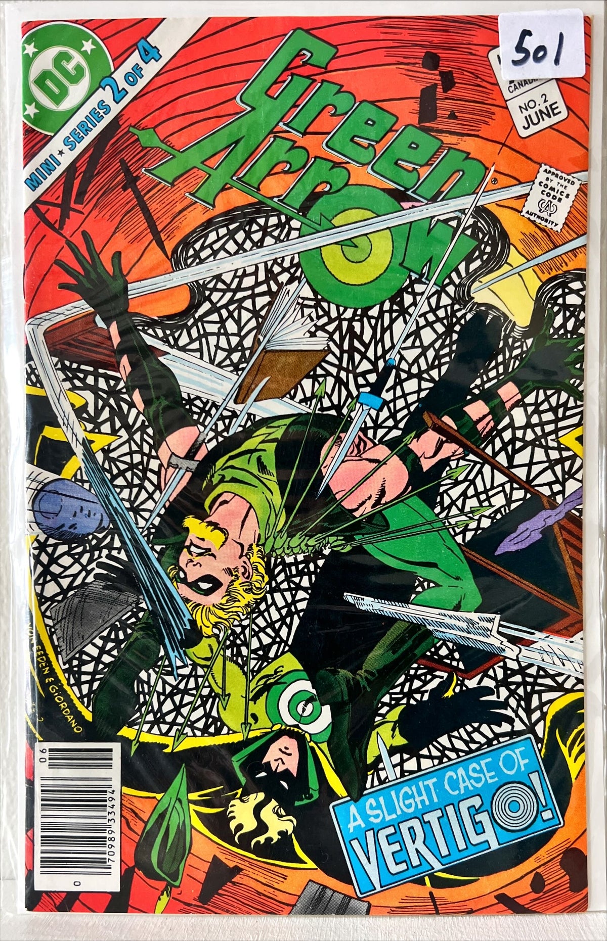 Comic, Collectibles, , Green Arrow No. 2 DC Vol. 1 Series 2 of 4, Front view