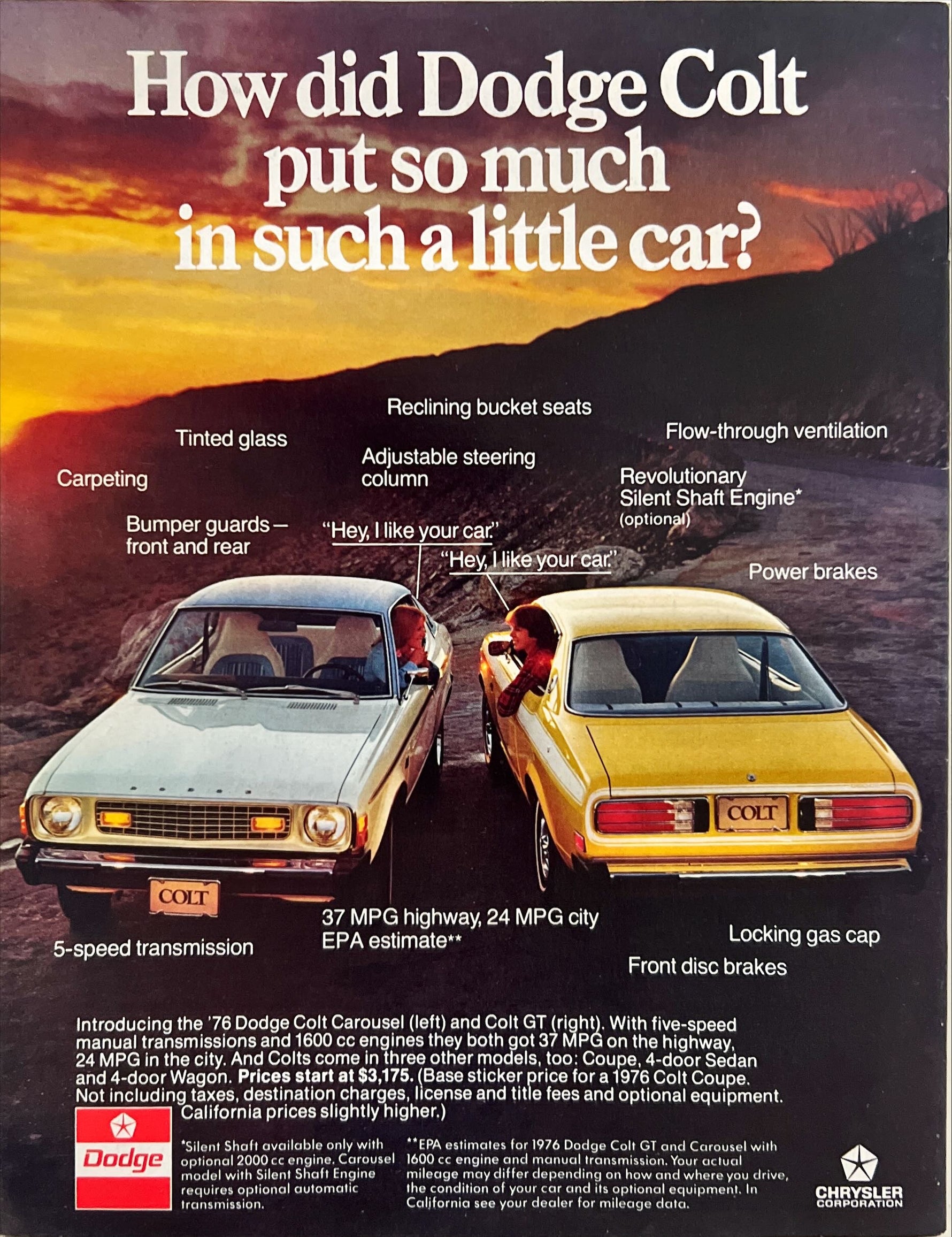 Magazine, Auto, Transport, , Rallye Magazine, Vol. 2 No. 5, May 1976., Back view